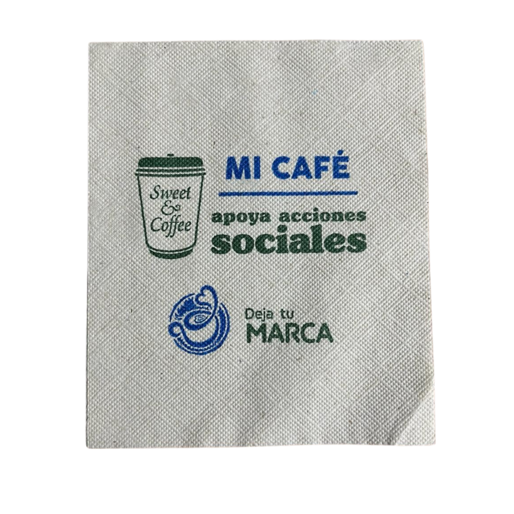 servilleta marcada ecológica RECTANGULAR mediana Servilletas Marcadas